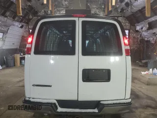 2017 Chevrolet Express Cargo Van with VIN 1GCZGHFG0H1347453, listed as a Copart auction lot 87755795 with 131,831 mi miles and Salvage Title. Bid and sale history available at carsss.com. Image 6.
