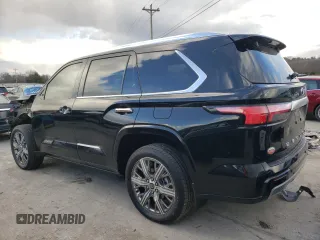 2024 Toyota Sequoia SR5 with VIN 7SVAAABA2RX046985, listed as a Copart auction lot 84239044 with 7,418 mi miles and Clean Title. Bid and sale history available at carsss.com. Image 2.