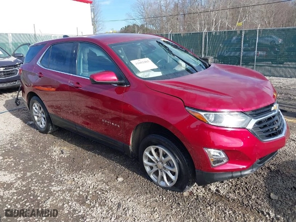 2020 Chevrolet Equinox LT with VIN 2GNAXTEV7L6223922, listed as a IAAI auction lot 41662463 with 58,148 mi miles. Bid and sale history available at carsss.com. Image 1.