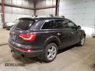 2013 Audi Q7 Premium Plus с VIN WA1LGAFE7DD012060, выставлен на аукционе Copart как лот 61245455 с пробегом 95 833 миль миль и Списание • Salvage title. История ставок и продаж доступна на DreamBid. Изображение 3.