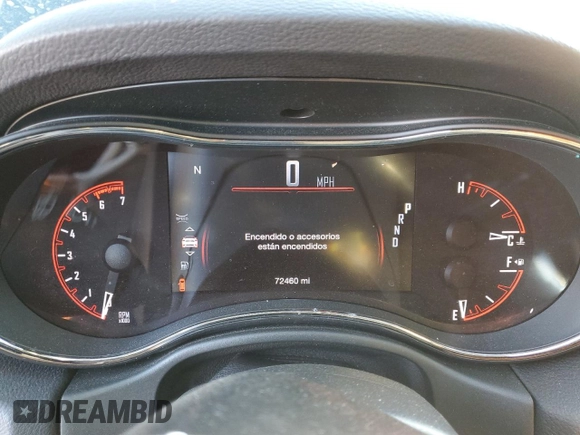 2020 Dodge Durango R/T with VIN 1C4SDJCT7LC187880, listed as a Copart auction lot 46161175 with 72,460 mi miles and Salvage title. Bid and sale history available at DreamBid. Image 9.