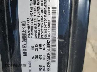 2012 Smart fortwo Pure z VIN WMEEJ3BA5CK540092, wystawiony jako Copart lot #75701964 z przebiegiem 59 355 mil mil oraz Szkody całkowita. Historia ofert i sprzedaży dostępna na DreamBid. Obrazek 12.