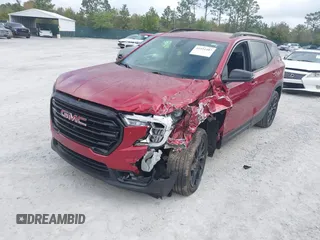 2023 GMC Terrain SLT with VIN 3GKALPEG4PL168476, listed as a IAAI auction lot 41951487 with 24,656 mi miles and . Bid and sale history available at carsss.com. Image 2.