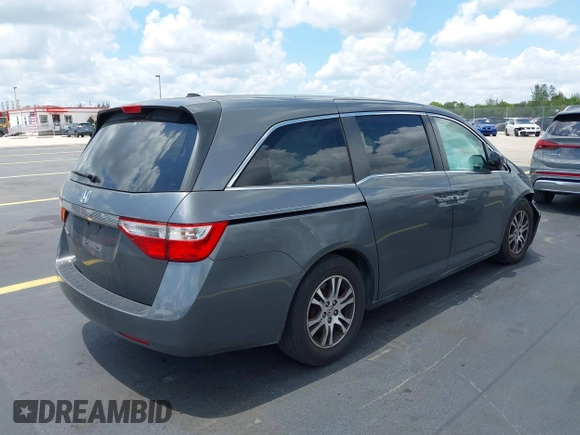 2012 Honda Odyssey EX-L с VIN 5FNRL5H69CB060174, выставлен на аукционе IAAI как лот 42335345 с пробегом 150 457 миль миль и . История ставок и продаж доступна на DreamBid. Изображение 4.
