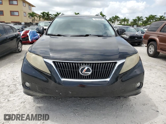 2010 Lexus RX 350 with VIN JTJZK1BA8A2401361, listed as a Copart auction lot 60105585 with 137,971 mi miles and Clean title. Bid and sale history available at DreamBid. Image 5.