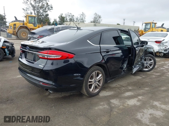 2018 Ford Fusion SE with VIN 3FA6P0HD1JR253185, listed as a IAAI auction lot 41901789 with 67,460 mi miles. Bid and sale history available at carsss.com. Image 4.