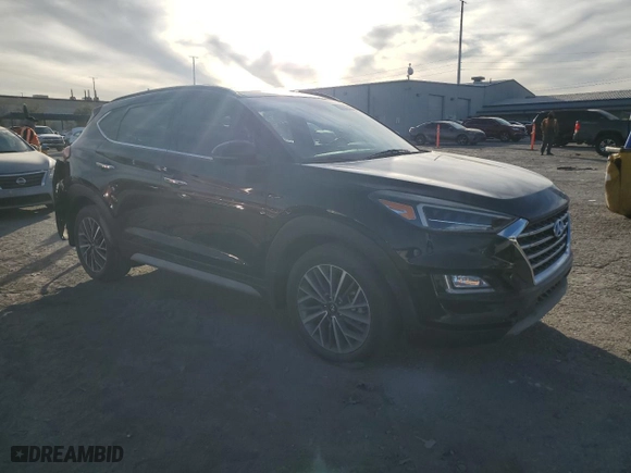 2019 Hyundai Tucson Night with VIN KM8J33AL2KU019307, listed as a Copart auction lot 82619544 with 74,701 mi miles and Salvage Title. Bid and sale history available at carsss.com. Image 4.