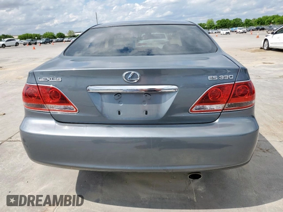 2006 Lexus ES 350 with VIN JTHBA30G265144700, listed as a Copart auction lot 54317285 with 218,375 mi miles and Salvage Title. Bid and sale history available at DreamBid. Image 6.
