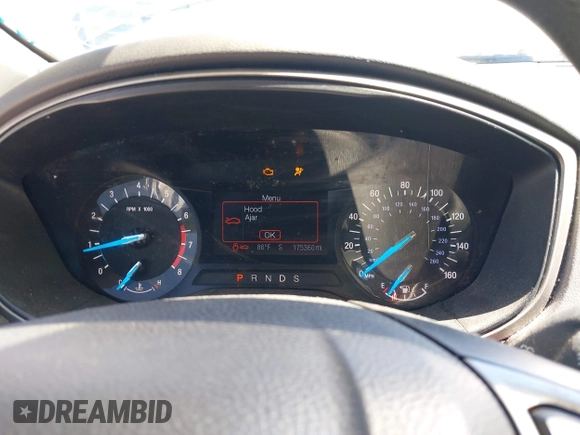 2015 Ford Fusion SE with VIN 3FA6P0H77FR160172, listed as a IAAI auction lot 42088402 with 175,360 mi miles. Bid and sale history available at carsss.com. Image 7.