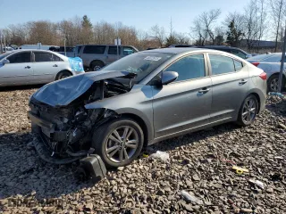2017 Hyundai Elantra SE with VIN KMHD84LF0HU261176, listed as a Copart auction lot 48322675 with 115,295 mi miles and Salvage Title. Bid and sale history available at carsss.com. Image 1.