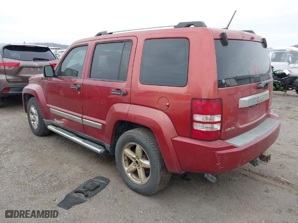 2008 Jeep Liberty Limited with VIN 1J8GP58K38W103797, listed as a IAAI auction lot 41683763 with 206,623 mi miles. Bid and sale history available at carsss.com. Image 3.
