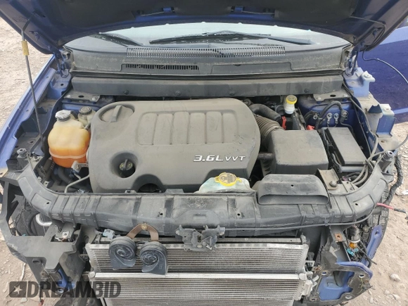 2012 Dodge Journey Crew with VIN 3C4PDCDG1CT399343, listed as a Copart auction lot 53610425 with 47,681 mi miles and Salvage title. Bid and sale history available at DreamBid. Image 12.