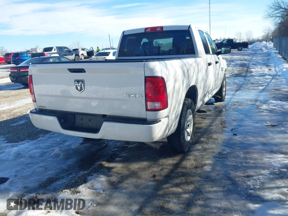2017 Ram 1500 Express with VIN 1C6RR7FG2HS852044, listed as a IAAI auction lot 41427405 with 102,495 mi miles and . Bid and sale history available at DreamBid. Image 4.