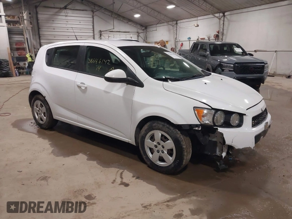 2014 Chevrolet Sonic LS with VIN 1G1JA6SG4E4208132, listed as a IAAI auction lot 38646142 with 154,013 mi miles and . Bid and sale history available at DreamBid. Image 1.