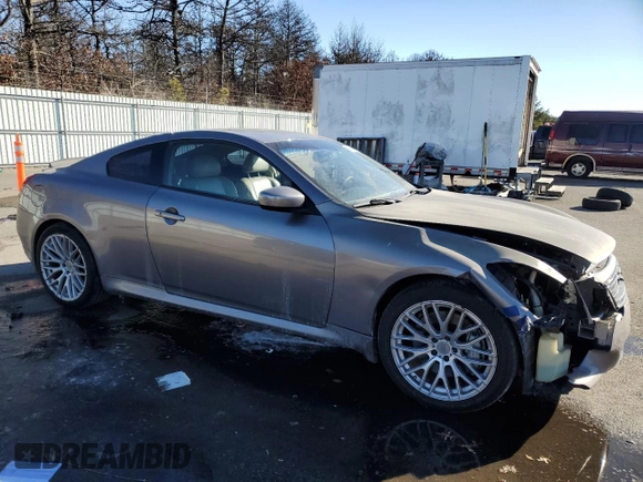 2009 Infiniti G37 Sport with VIN JNKCV64E29M600076, listed as a Copart auction lot 42283385 with 177,177 mi miles and Salvage Title. Bid and sale history available at DreamBid. Image 4.