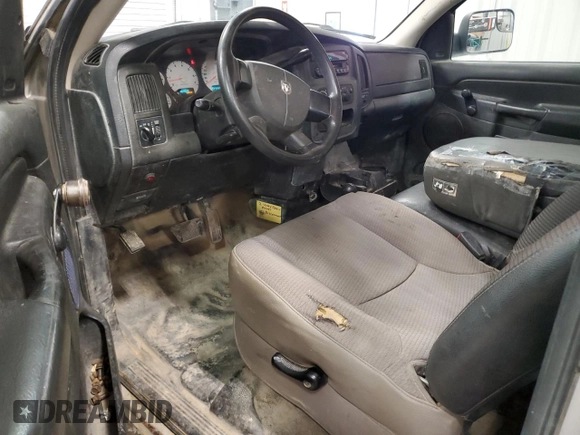 2005 Dodge 2500 ST z VIN 3D7KS26D75G832162, wystawiony jako Copart lot #51807235 z przebiegiem 159 854 mil mil oraz Czysty tytuł • Clean title. Historia ofert i sprzedaży dostępna na DreamBid. Obrazek 8.