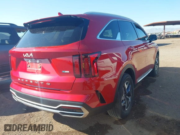 2022 Kia Sorento S with VIN KNDRG4LG5N5092820, listed as a IAAI auction lot 42009724 with 23,164 mi miles and . Bid and sale history available at DreamBid. Image 4.