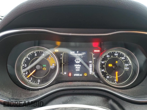 2019 Jeep Cherokee Latitude with VIN 1C4PJMCX1KD189622, listed as a Copart auction lot 47774635 with 37,055 mi miles and Salvage title. Bid and sale history available at DreamBid. Image 9.