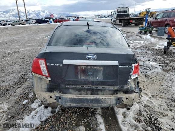 2008 Subaru Impreza Sedan (Natl) i w/Premium Pkg with VIN JF1GE61678H513027, listed as a Copart auction lot 44725295 with 0 mi miles and Salvage Title. Bid and sale history available at carsss.com. Image 6.