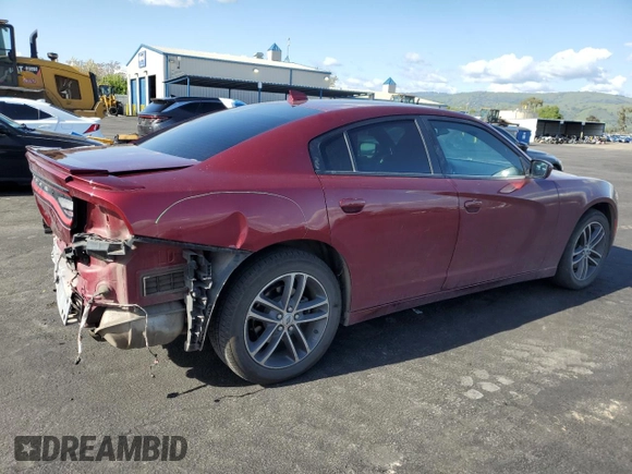 2019 Dodge Charger SXT with VIN 2C3CDXJG4KH757928, listed as a Copart auction lot 51670565 with 93,406 mi miles and Salvage Title. Bid and sale history available at DreamBid. Image 3.