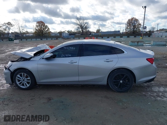2018 Chevrolet Malibu LT with VIN 1G1ZD5ST6JF172539, listed as a IAAI auction lot 40906642 with 114,347 mi miles. Bid and sale history available at carsss.com. Image 14.