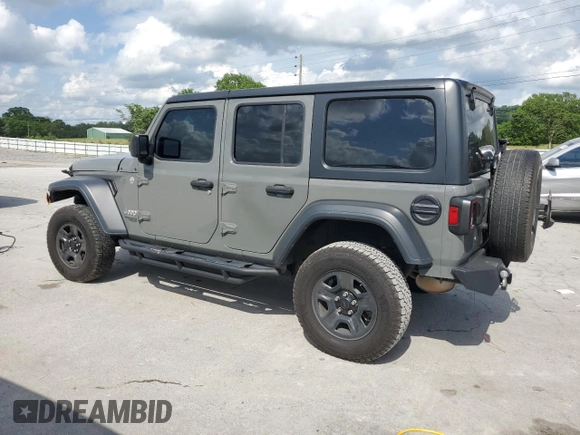 2020 Jeep Wrangler Unlimited Sport S with VIN 1C4HJXDN4LW344401, listed as a Copart auction lot 58404885 with 68,074 mi miles and Salvage title. Bid and sale history available at DreamBid. Image 2.