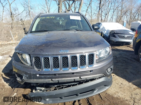 2017 Jeep Compass Sport with VIN 1C4NJCBB6HD132168, listed as a IAAI auction lot 41427644 with 97,000 mi miles and . Bid and sale history available at carsss.com. Image 12.