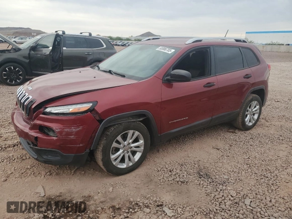 2015 Jeep Cherokee Sport z VIN 1C4PJLAB5FW677015, wystawiony jako Copart lot #58986705 z przebiegiem 112 446 mil mil oraz Szkoda całkowita • Salvage title. Historia ofert i sprzedaży dostępna na DreamBid. Obrazek 1.