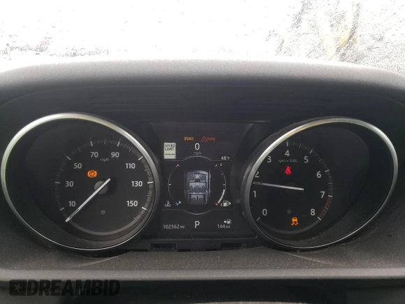 2017 Land Rover Discovery HSE with VIN SALRRBBV2HA041469, listed as a Copart auction lot 42717465 with 102,562 mi miles and Salvage Title. Bid and sale history available at DreamBid. Image 9.