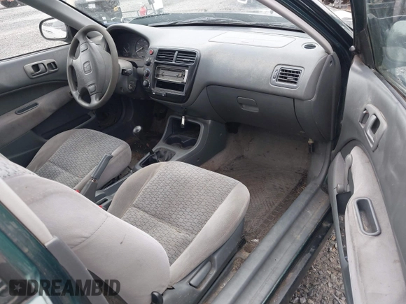 1999 Honda Civic DX with VIN 1HGEJ612XXL003343, listed as a IAAI auction lot 41883367 with 285,176 mi miles. Bid and sale history available at carsss.com. Image 5.