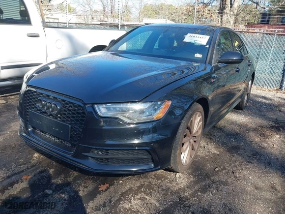 2014 Audi A6 3.0T Prestige with VIN WAUHGAFC8EN142187, listed as a IAAI auction lot 41833457 with 129,533 mi miles. Bid and sale history available at carsss.com. Image 2.