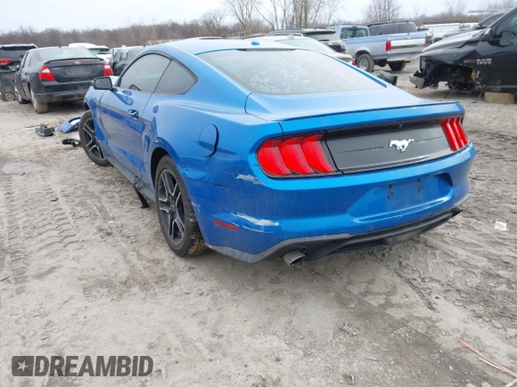 2019 Ford Mustang EcoBoost with VIN 1FA6P8TH4K5132924, listed as a IAAI auction lot 41510890 with 96,361 mi miles and . Bid and sale history available at carsss.com. Image 3.