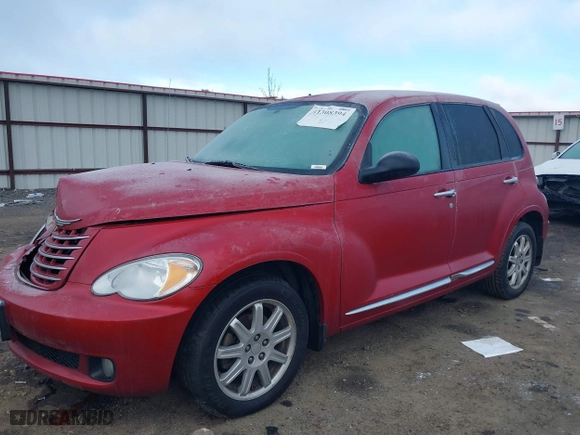 2010 Chrysler PT Cruiser Classic with VIN 3A4GY5F97AT132973, listed as a IAAI auction lot 41308394 with 142,209 mi miles. Bid and sale history available at carsss.com. Image 17.
