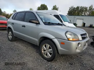 2009 Hyundai Tucson GLS with VIN KM8JM12B79U113216, listed as a Copart auction lot 75191434 with 132,677 mi miles and Salvage Title. Bid and sale history available at carsss.com. Image 4.