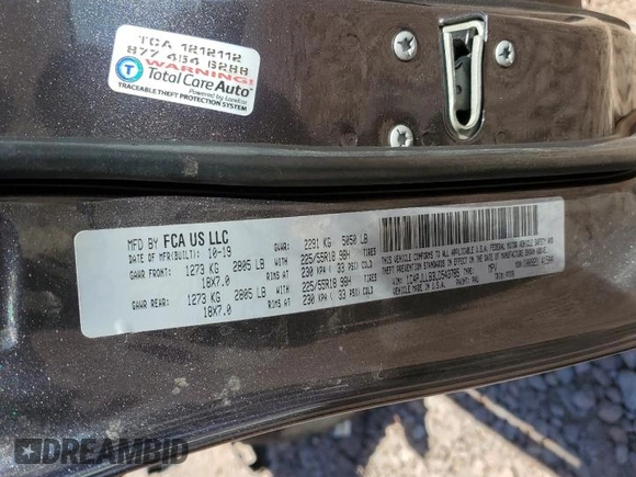 2020 Jeep Cherokee Altitude with VIN 1C4PJLLB3LD543785, listed as a Copart auction lot 50270105 with 69,774 mi miles and Salvage title. Bid and sale history available at DreamBid. Image 15.