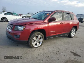 2014 Jeep Compass Latitude with VIN 1C4NJCEA5ED518028, listed as a Copart auction lot 42104075 with 152,313 mi miles and Salvage Title. Bid and sale history available at carsss.com. Image 1.