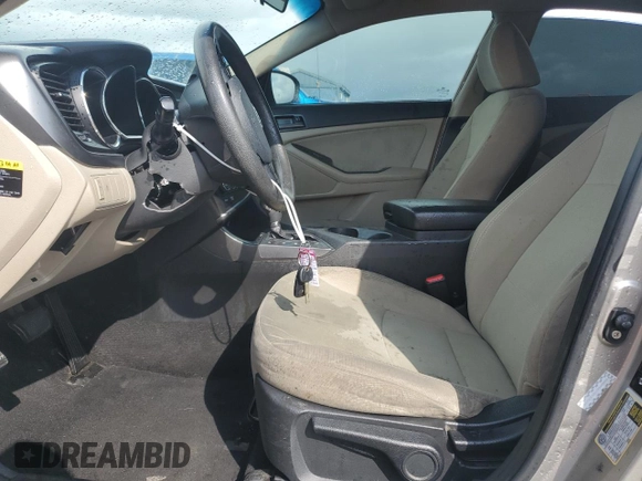 2013 Kia Optima LX with VIN KNAGM4A77D5305619, listed as a Copart auction lot 50823775 with 145,239 mi miles and Salvage Title. Bid and sale history available at carsss.com. Image 7.
