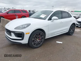 2025 Porsche Macan GTS with VIN WP1AG2A55SLB41796, listed as a IAAI auction lot 41936289 with 1,435 mi miles and . Bid and sale history available at DreamBid. Image 2.
