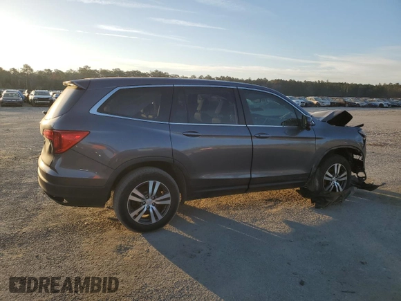 2016 Honda Pilot EX-L with VIN 5FNYF5H72GB024313, listed as a Copart auction lot 49960475 with 81,437 mi miles and Salvage Title. Bid and sale history available at carsss.com. Image 3.