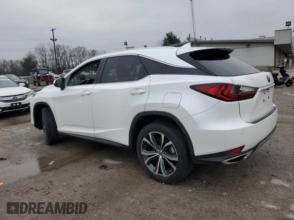2022 Lexus RX 350 with VIN 2T2HZMDA3NC362383, listed as a Copart auction lot 45085255 with 43,905 mi miles and Salvage Title. Bid and sale history available at DreamBid. Image 2.