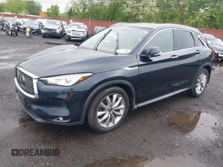 2020 Infiniti QX50 Luxe with VIN 3PCAJ5M3XLF107050, listed as a IAAI auction lot 42176146 with 54,347 mi miles and . Bid and sale history available at DreamBid. Image 2.