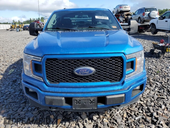 2019 Ford F-150 XL with VIN 1FTEX1EP2KKF20835, listed as a Copart auction lot 70089304 with 87,402 mi miles and Salvage title. Bid and sale history available at DreamBid. Image 5.