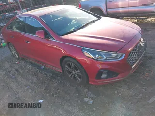 2019 Hyundai Sonata Sport z VIN 5NPE34AFXKH736229, wystawiony jako IAAI lot #41355059 z przebiegiem 116 236 mil mil oraz . Historia ofert i sprzedaży dostępna na DreamBid. Obrazek 1.