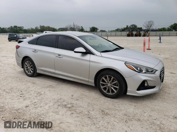 2019 Hyundai Sonata SE with VIN 5NPE24AFXKH766706, listed as a Copart auction lot 51182525 with 86,670 mi miles and Salvage Title. Bid and sale history available at carsss.com. Image 4.