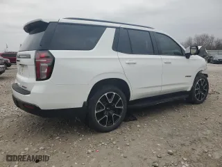 2021 Chevrolet Tahoe RST with VIN 1GNSKRKDXMR280283, listed as a Copart auction lot 85010244 with 0 mi miles and Clean Title. Bid and sale history available at carsss.com. Image 3.