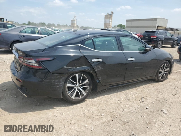 2022 Nissan Maxima SV with VIN 1N4AA6CV0NC502479, listed as a Copart auction lot 60921625 with 28,070 mi miles and Salvage title. Bid and sale history available at DreamBid. Image 3.