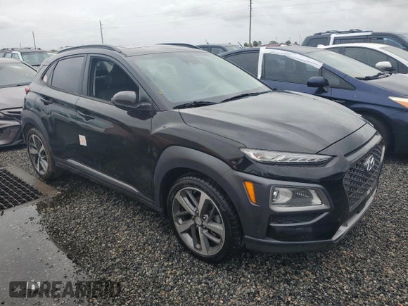 2020 Hyundai Kona Ultimate with VIN KM8K53A56LU427603, listed as a Copart auction lot 74005334 with 0 mi miles and Non Repairable. Bid and sale history available at carsss.com. Image 4.
