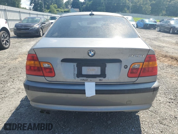 2005 BMW 3 Series 325i with VIN WBAET37445NJ84826, listed as a Copart auction lot 66812854 with 173,675 mi miles and Clean Title. Bid and sale history available at carsss.com. Image 6.