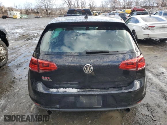 2017 Volkswagen Golf GTI Autobahn with VIN 3VW547AU8HM061459, listed as a Copart auction lot 81270054 with 99,438 mi miles and Salvage Title. Bid and sale history available at carsss.com. Image 6.