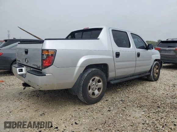 2007 Honda Ridgeline RT with VIN 2HJYK16247H552050, listed as a Copart auction lot 74324894 with 243,820 mi miles and Salvage Title. Bid and sale history available at carsss.com. Image 3.